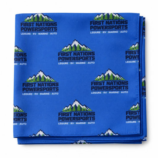 First Nations Powersports Blue Bandana