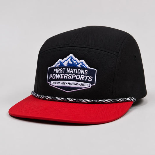 FNPS Golf Hat - Black / Red Brim
