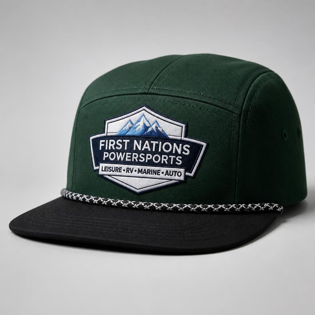 FNPS Golf Hat - Forest Green / Black Brim