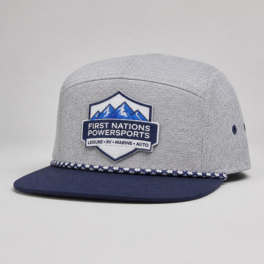 FNPS Golf Hat - Grey / Navy Brim