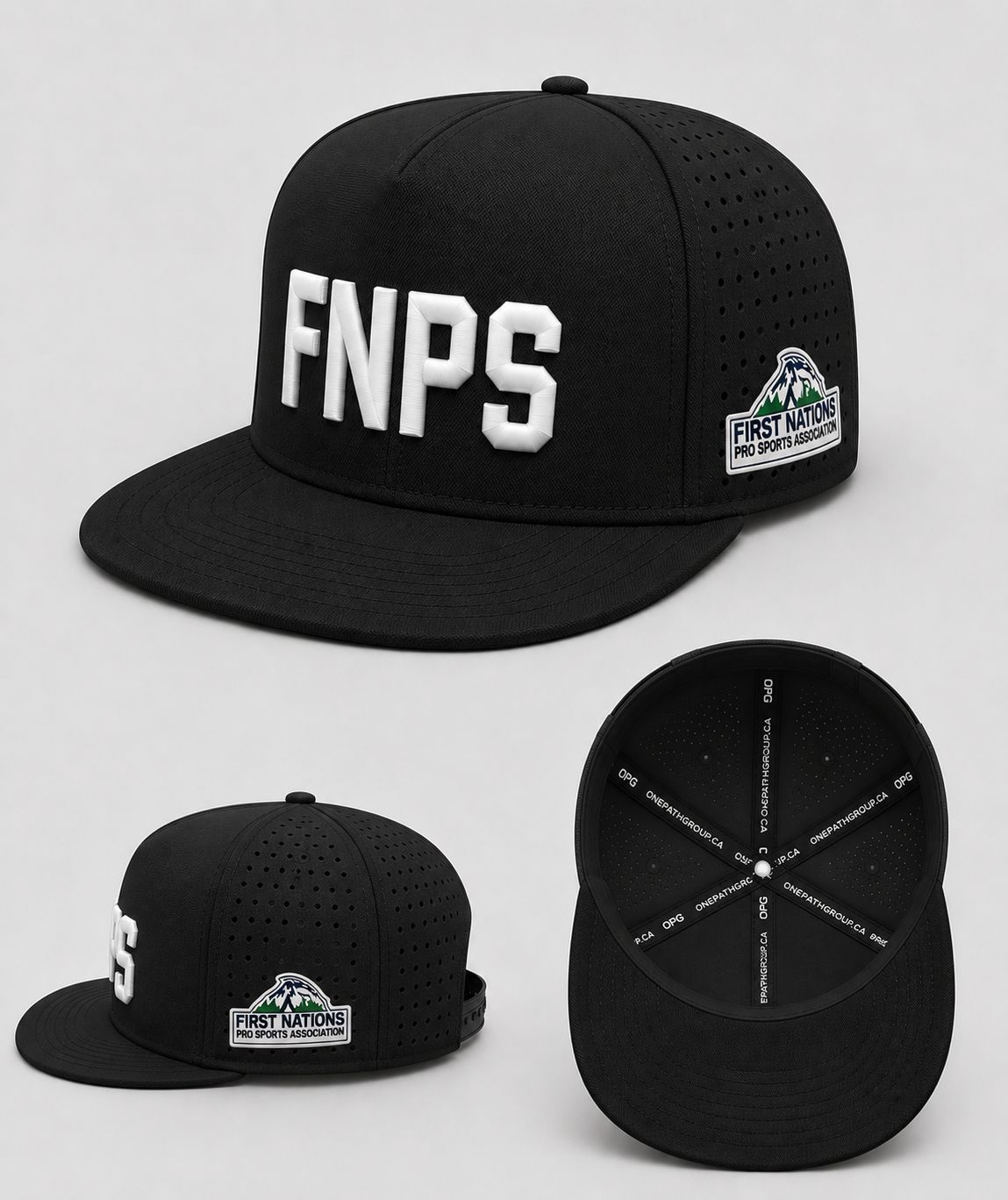 FNPS 3D Puff Embroidered Hat - Black