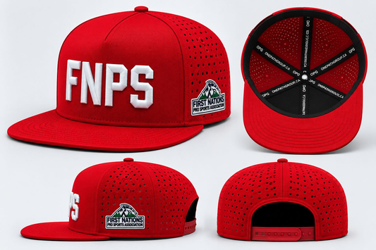 FNPS 3D Puff Embroidered Hat - Red