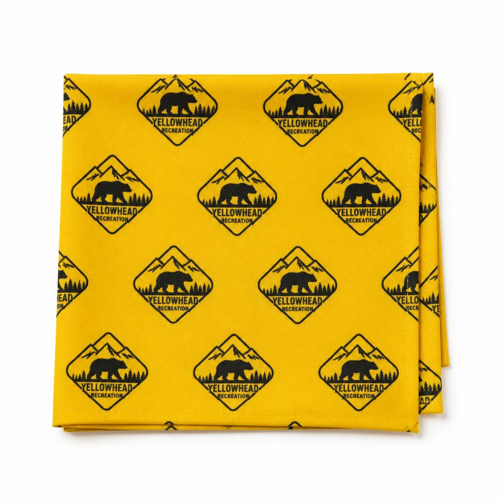 Yellowhead Rec Yellow Bandana